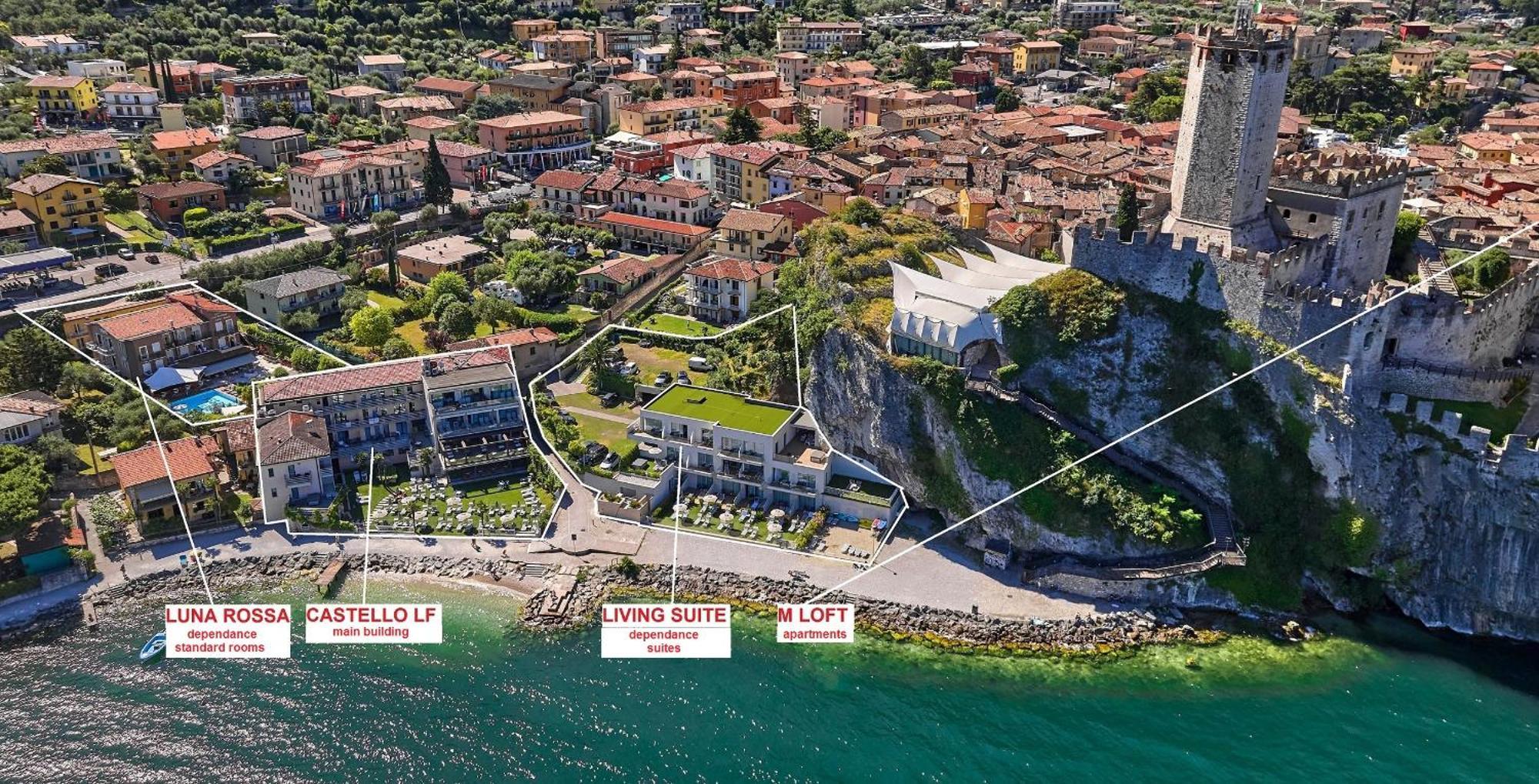 Hotel Castello Lake Front Мальчезіне Екстер'єр фото